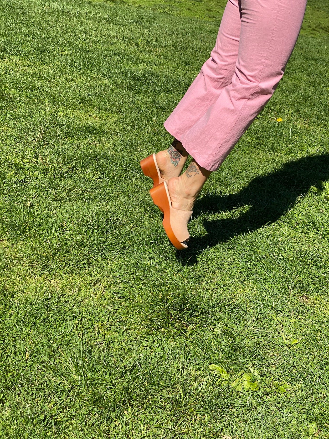 Drew Platform Blush Haircalf