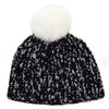 Piper Alpaca Beanie Black + White