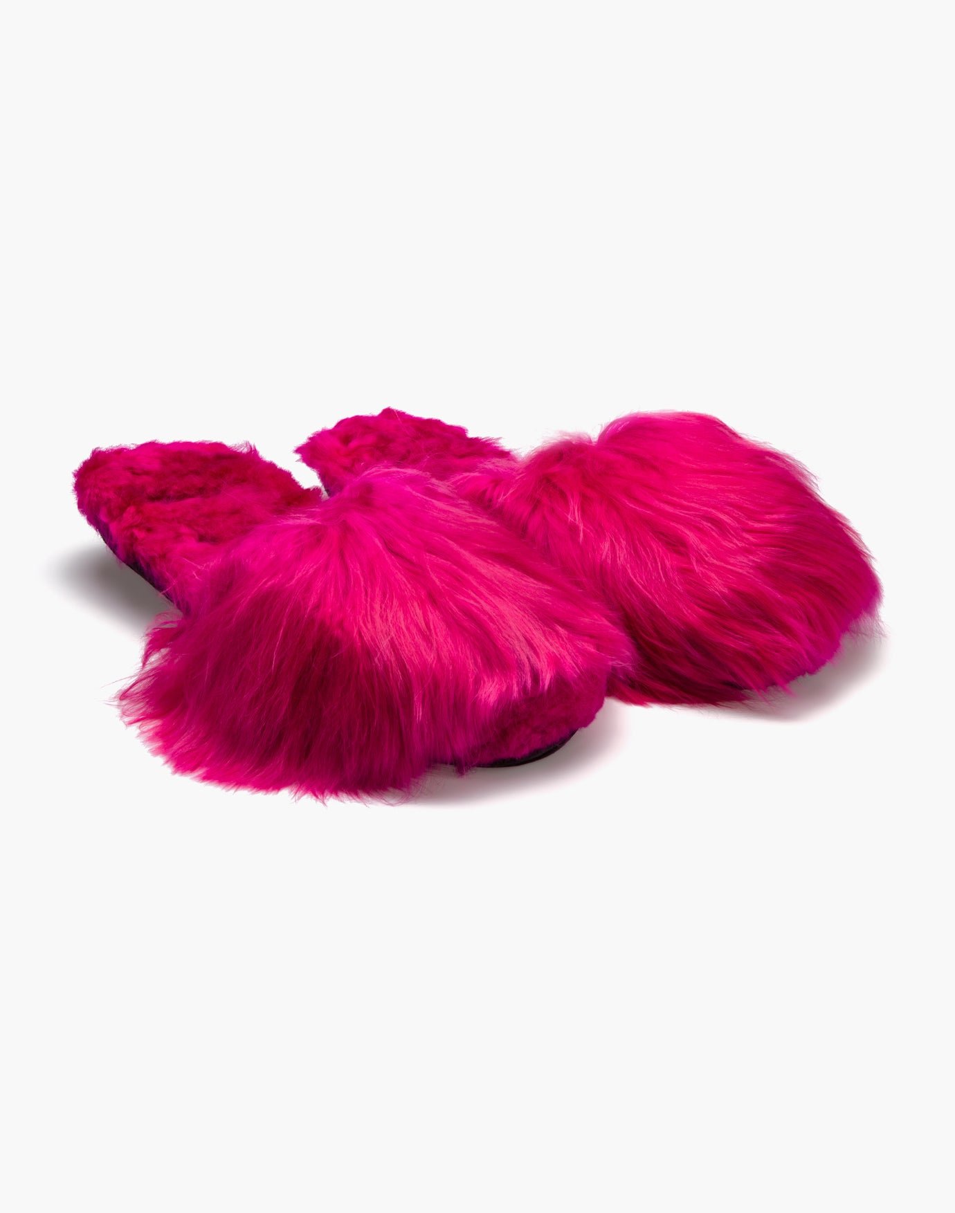 Suri Alpaca Slipper Fuchsia