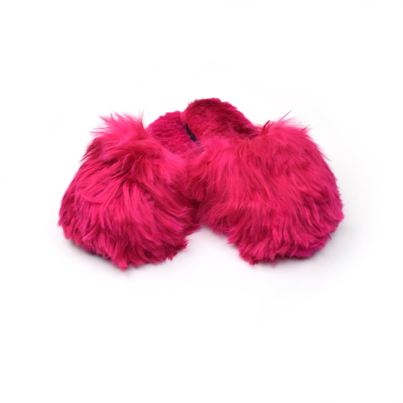 Ariana Bohling - Fuchsia Suri Alpaca Slipper 