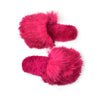 Fuchsia Suri Alpaca Slipper - Ariana Bohling